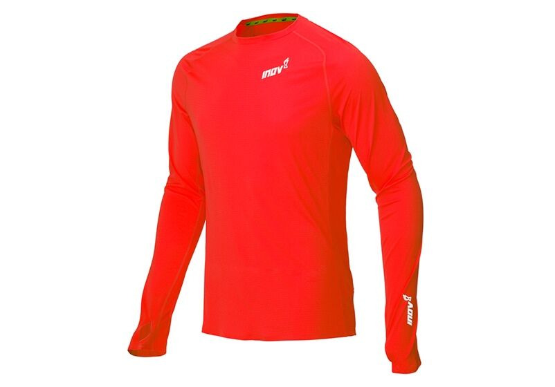 Inov-8 Base Elite 2.0 Long Sleeve Men's Base Layer Red UK 605231URG